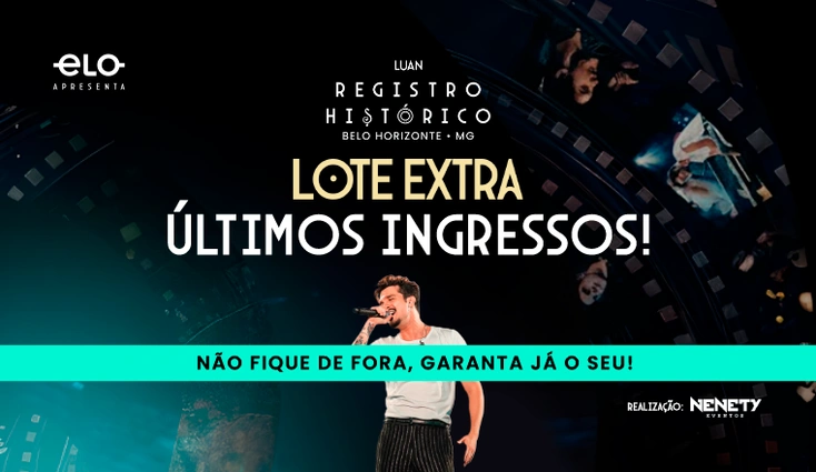 LUAN REGISTRO HISTÓRICO EM BELO HORIZONTE