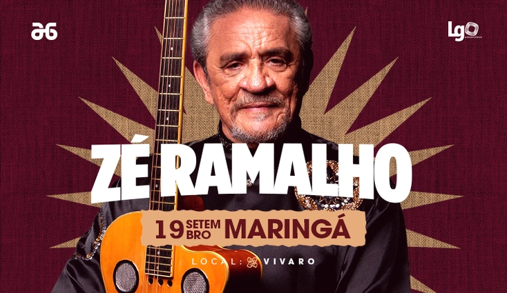 Image for the event: ZÉ RAMALHO EM MARINGÁ