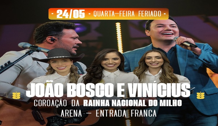 Fenamilho 2023 24/05 - João Bosco e Vinicius em Patos De Minas
