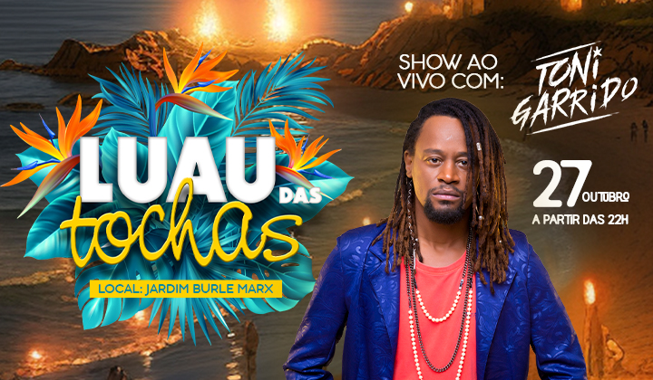 Luau das Tochas | Toni Garrido em Rio De Janeiro