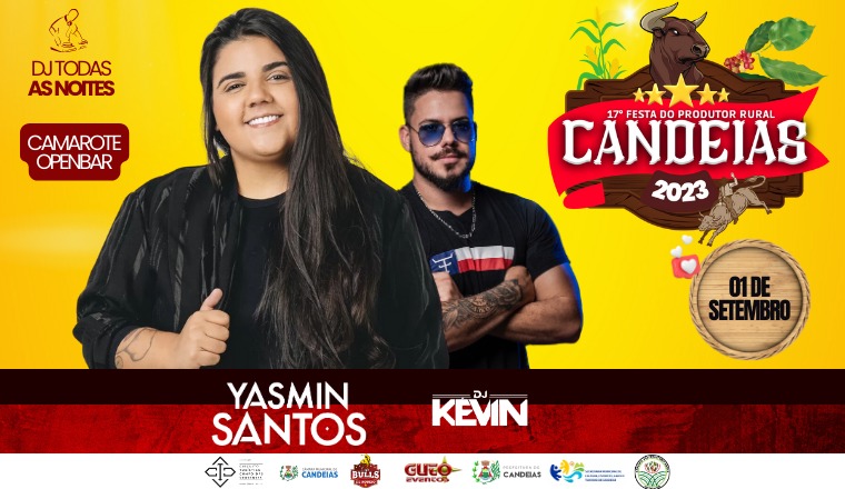 Yasmin Santos | Dj Kevin - 17º Festa do Produtor Rural Candeias 2023
