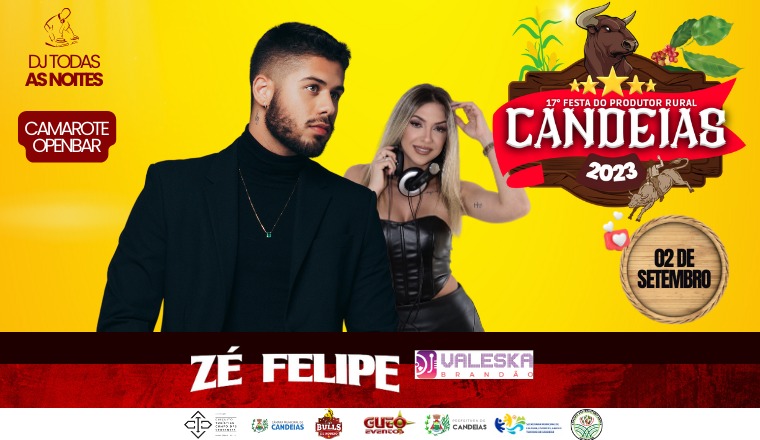Zé Felipe | Valeska Brandão - 17º Festa do Produtor Rural Candeias 2023