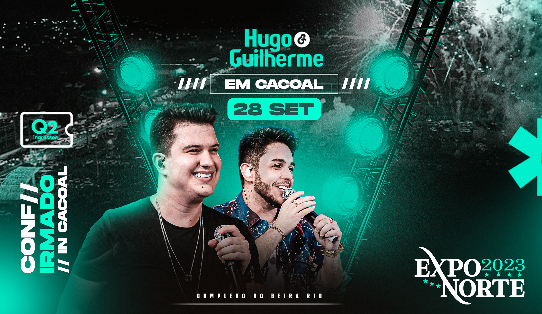 Exponorte - Hugo e Guilherme em Cacoal