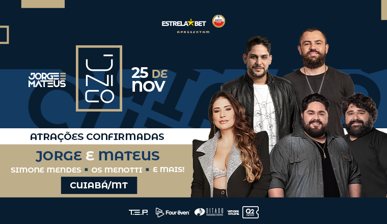 Jorge e Mateus único em Cuiabá