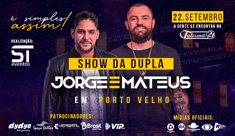 Jorge e Mateus em Porto Velho