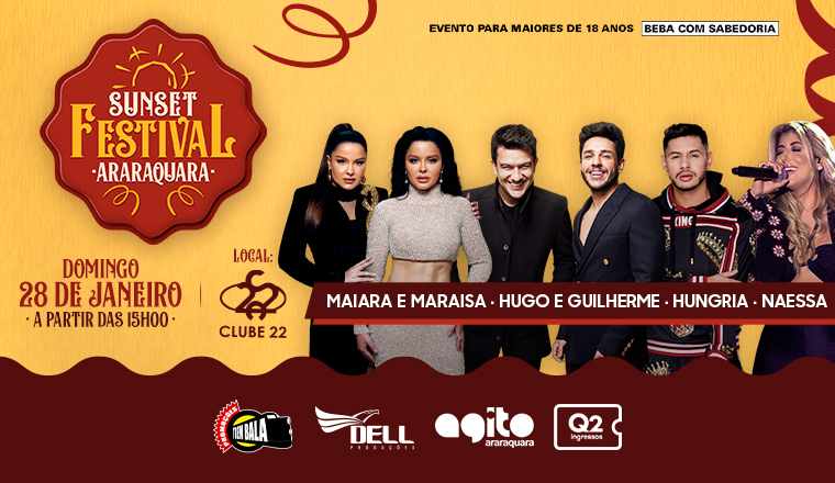Sunset Festival - Hugo e Guilherme + Maiara e Maraisa em Araraquara