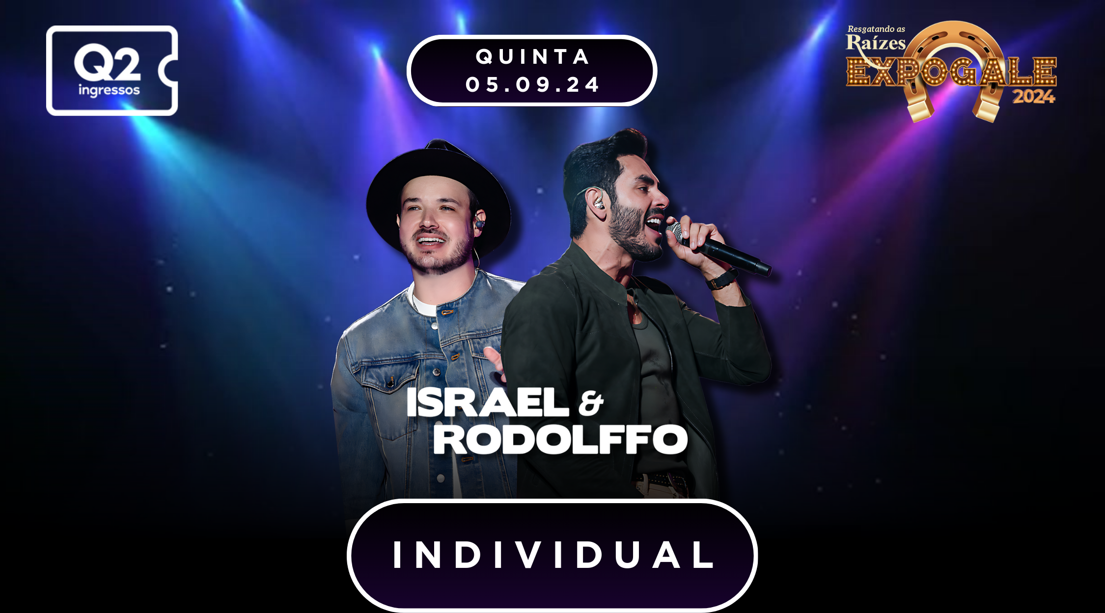 Israel e Rodolffo - Expogale 2024 em Buritizal