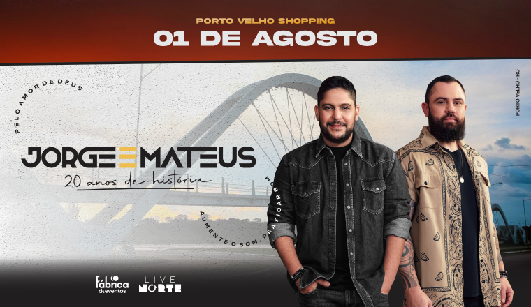 Jorge e Mateus em Porto Velho