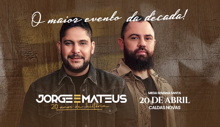 Jorge e Mateus em Caldas Novas - Evento ON