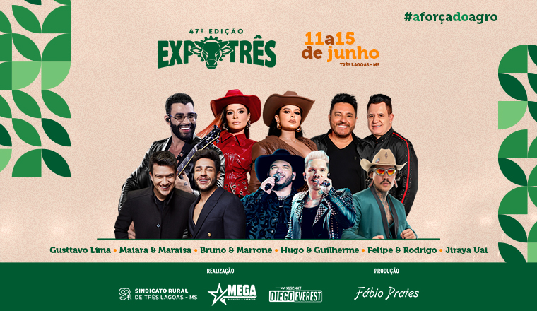 Expotrês 2025 - Felipe e Rodrigo em Três Lagoas