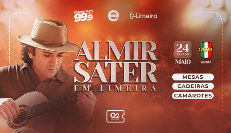 Almir Sater em Limeira