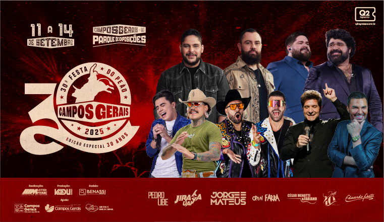 30ª Festa do Peão Campos Gerais 2025 - Eduardo Costa