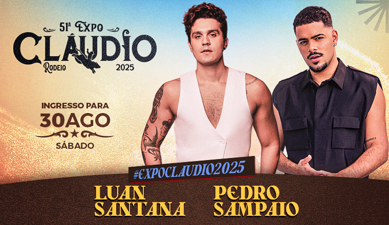 Luan Santana + Pedro Sampaio - 51° Expo Cláudio Rodeio 2025