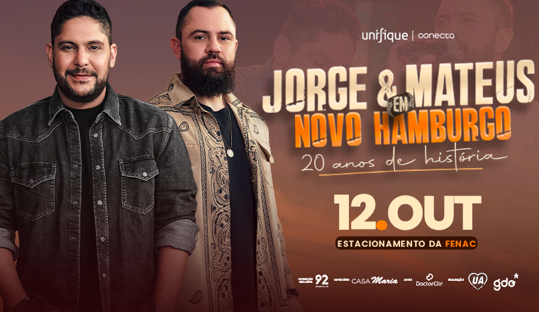 Jorge e Mateus 20 Anos de História em Novo Hamburgo