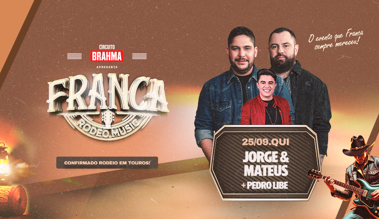 Jorge e Mateus + Pedro Libe - Franca Rodeo Music 2025
