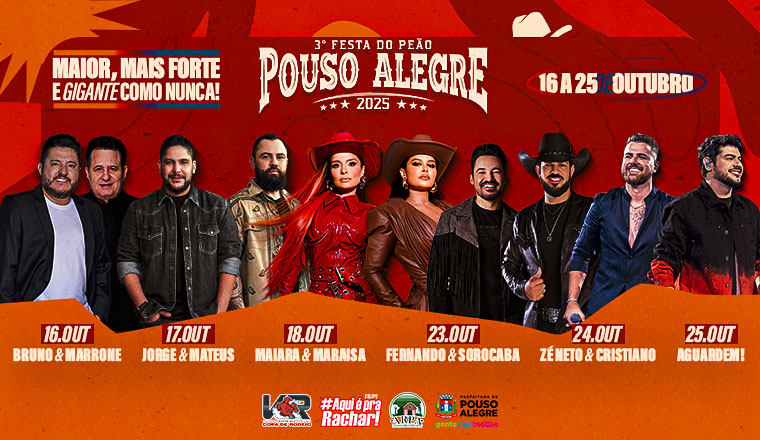 3° Festa do Peão Pouso Alegre 2025 - Fernando e Sorocaba