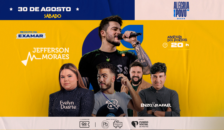 Jefferson Moraes - Alegria Pro Povo em Marília