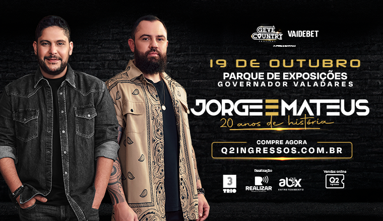 Jorge e Mateus 20 Anos de História em Governador Valadares