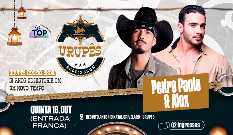 Pedro Paulo & Alex em Urupês