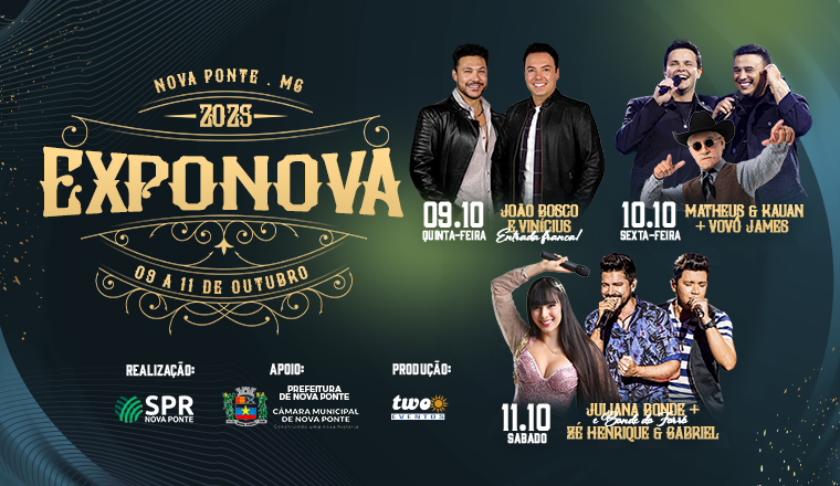 Exponova 2025 - João Bosco e Vinícius em Nova Ponte