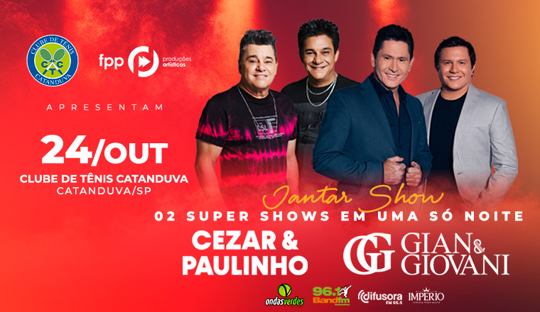 Cezar & Paulinho + Gian & Giovani em Catanduva
