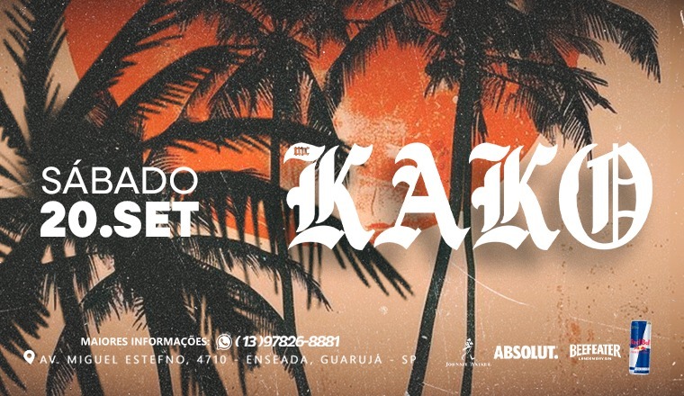 Mc Kako em Guarujá