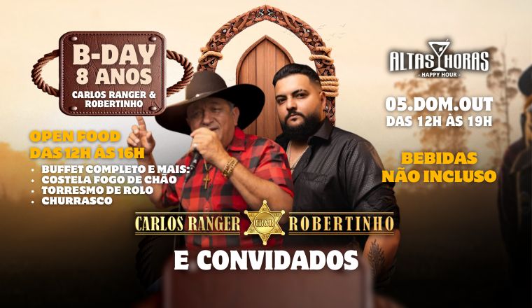 Carlos Ranger e Robertinho em Campinas