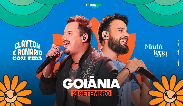 Clayton e Romário com Vida em Goiânia