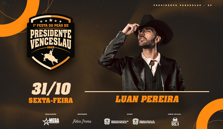 Luan Pereira - 1º Festa do Peão de Presidente Venceslau