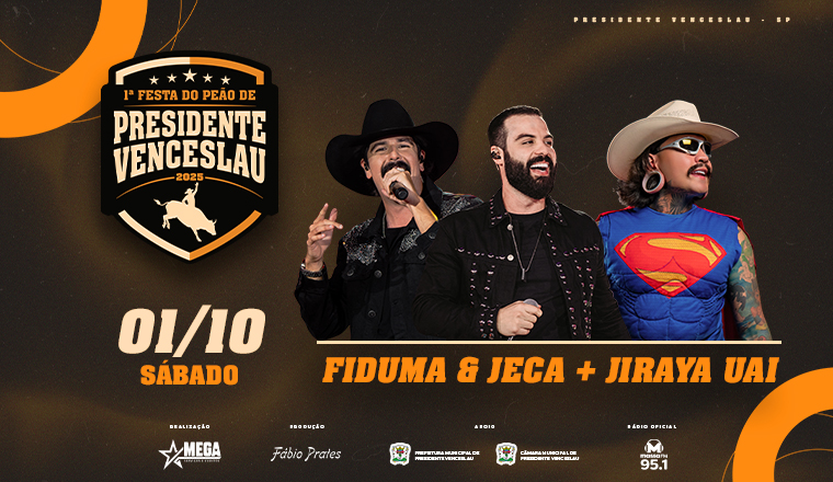 Fiduma e Jeca + Jiraya Uai - 1º Festa do Peão de Presidente Venceslau