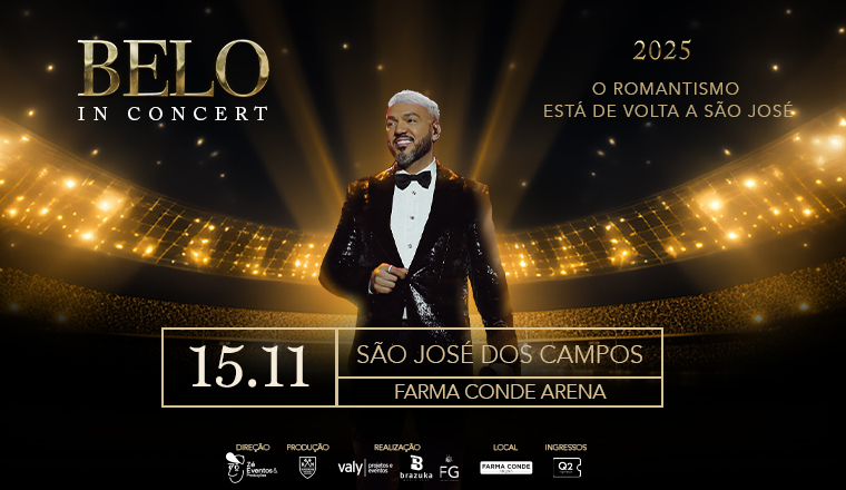 Belo In Concert em São José dos Campos