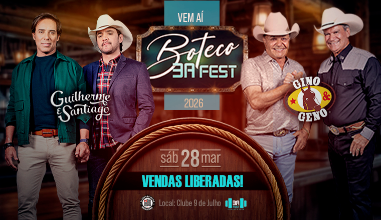 Boteco 3a Fest - Guilherme e Santiago + Gino e Geno em Indaiatuba
