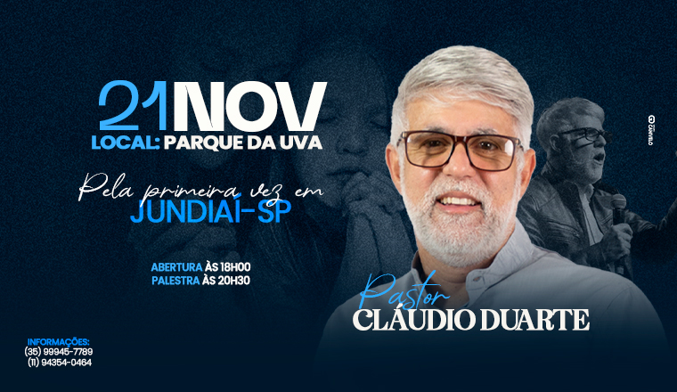 Pastor Claudio Duarte em Jundiaí