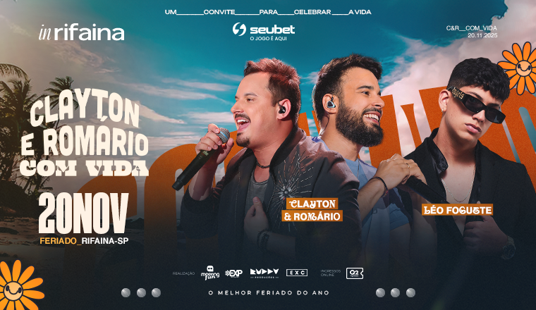 Clayton e Romário com Vida em Rifaina