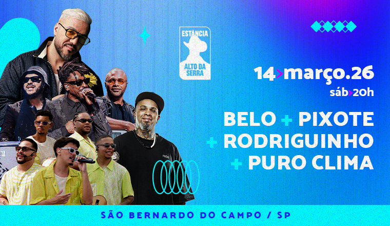 Belo + Pixote + Rodriguinho + Puro Clima em São Bernardo do Campo