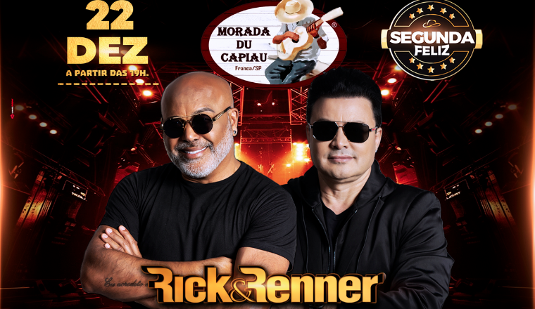 Rick e Renner na Morada Du Capiau em Franca