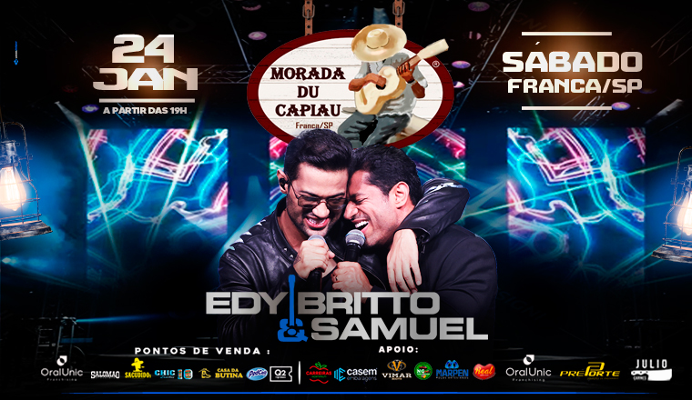 Edy Britto e Samuel na Morada Du Capiau em Franca