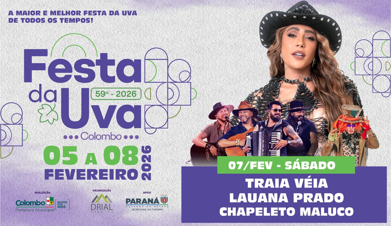 Traia Véia + Lauana Prado + Chapeleto Maluco - 59ª Festa da Uva em Colombo