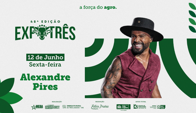 Expotrês 2026 em Três Lagoas