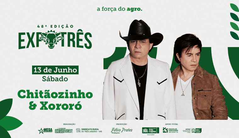 Expotrês 2026 em Três Lagoas