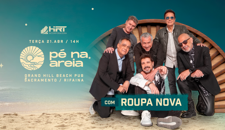 Pé na Areia com Roupa Nova em Sacramento