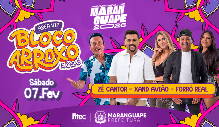 Bloco do Arroxo 2026 em Maranguape