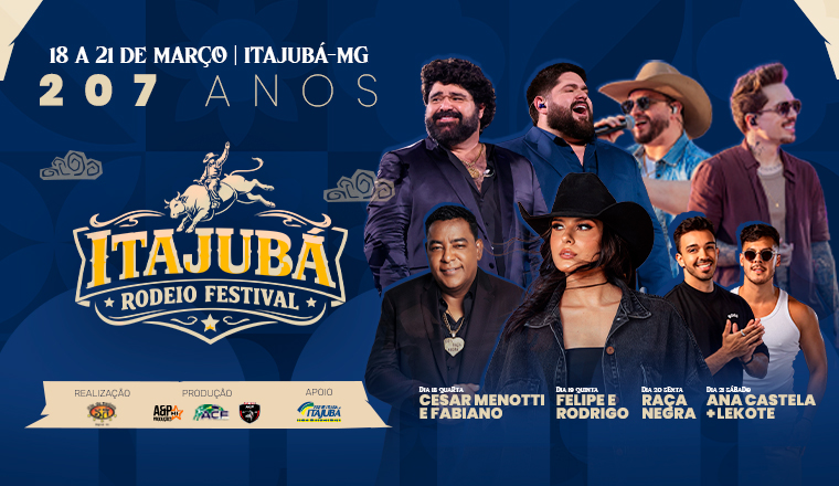 Passaporte - Itajubá Rodeio Festival 2026 em Itajubá - Ana Castela + Lekote