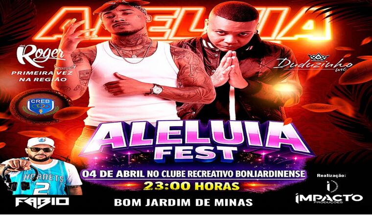 Aleluia Fest em Bom Jardim de Minas