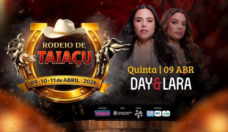 Day e Lara - Rodeio de Taiaçu 2026 em Franca - Day e Lara