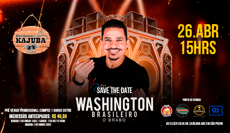 Washington Brasileiro em Sao Pedro