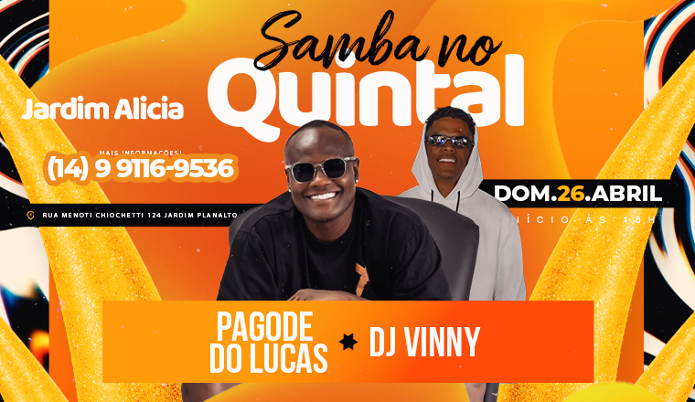 Samba no Quintal em Bocaina