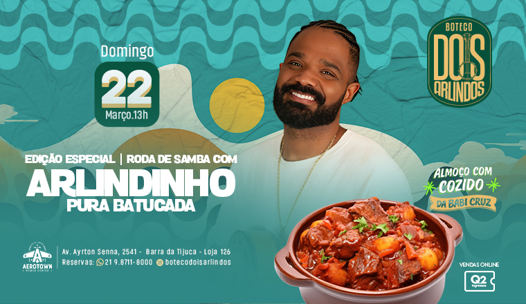 Cozido da Babi Cruz com Roda de Samba do Arlindinho + Pura Batucada em Rio de Janeiro