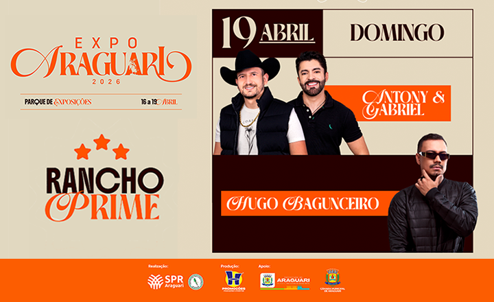 19.04 Domingo Rancho Prime - Expo Araguari 2026 em Araguari