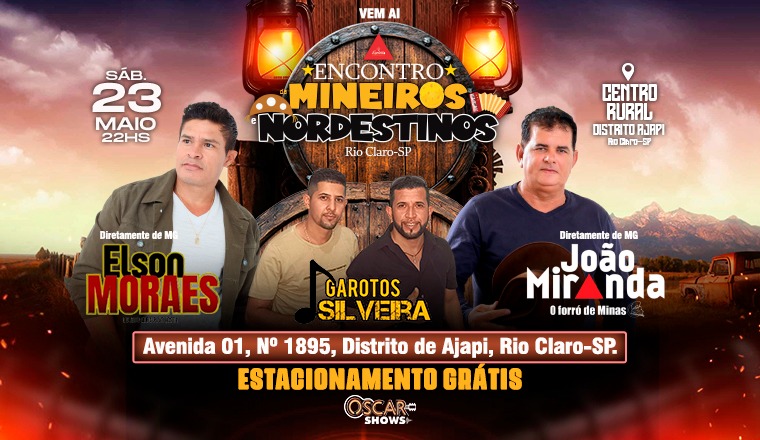 Encontro Mineiros Nordestinos em Rio Claro